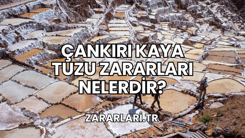 Çankırı Kaya Tuzu Zararları Nelerdir?