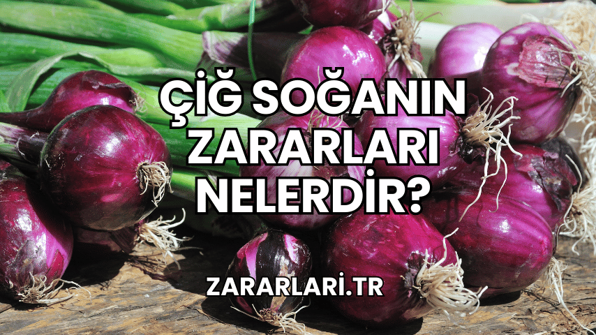 Çiğ Soğanın Zararları Nelerdir?