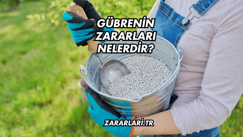 Gübrenin Zararları Nelerdir?