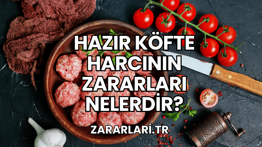 Hazır Köfte Harcının Zararları Nelerdir?