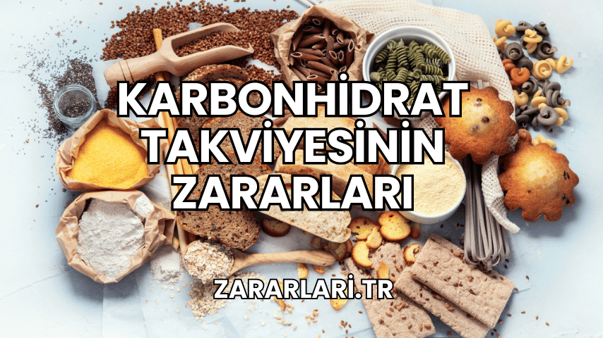 Karbonhidrat Takviyesinin Zararları