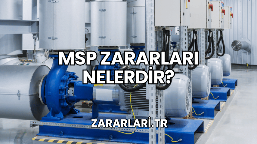 MSP Zararları Nelerdir?