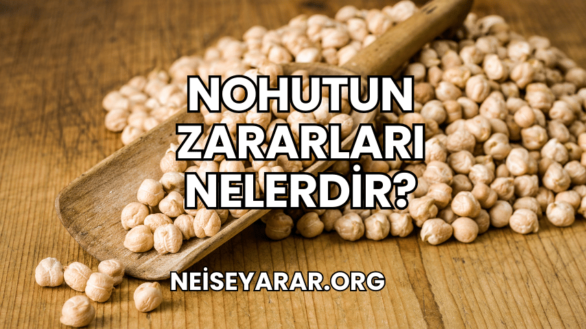 Nohutun Zararları Nelerdir