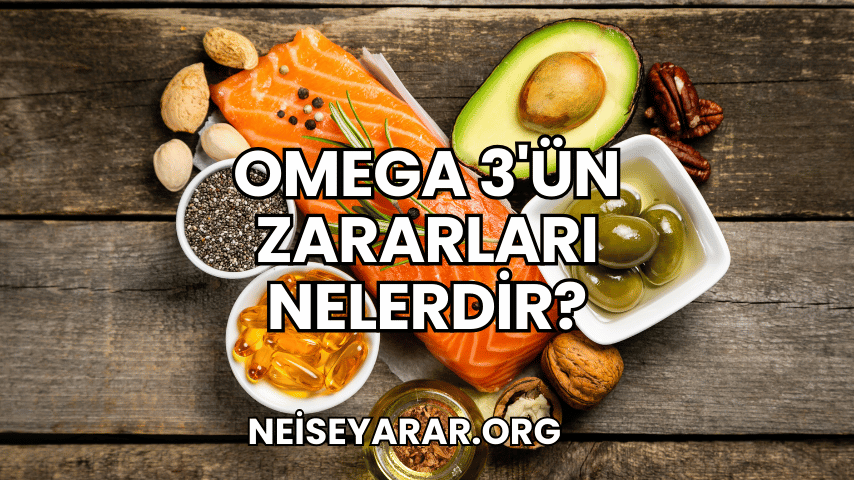 Omega 3'ün Zararları Nelerdir 