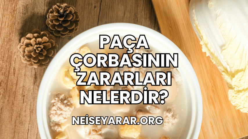 Paça Çorbasının Zararları Nelerdir?