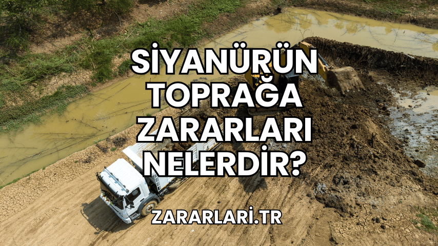 Siyanürün Toprağa Zararları Nelerdir?