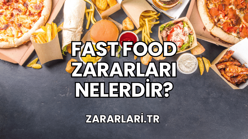 Fast Food Zararları Nelerdir?