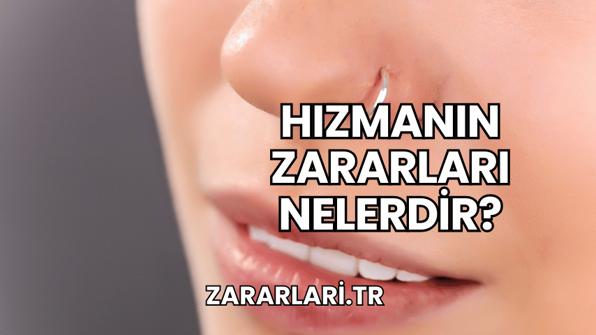 Hızmanın Zararları Nelerdir?