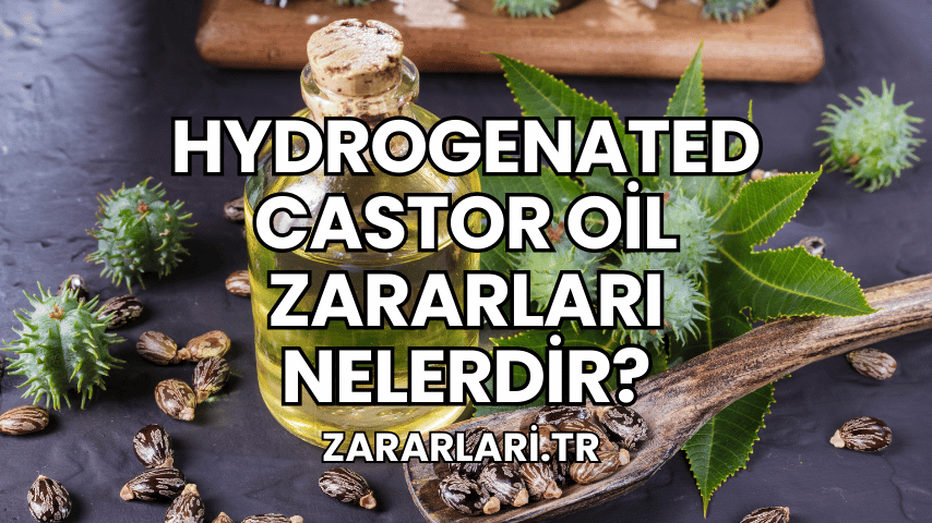 Hydrogenated Castor Oil Zararları Nelerdir?