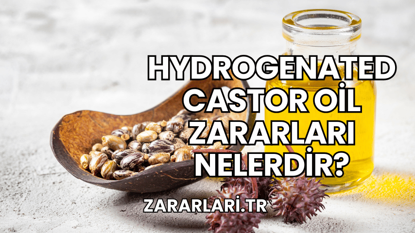 Hydrogenated Castor Oil Zararları Nelerdir?