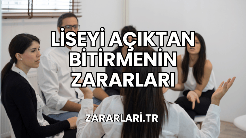 Liseyi Açıktan Bitirmenin Zararları