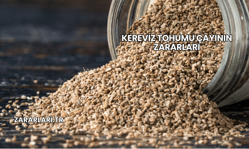 Kereviz Tohumu Çayının Zararları