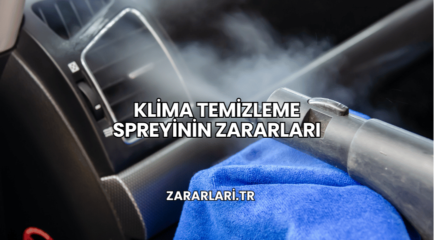 Klima Temizleme Spreyinin Zararları